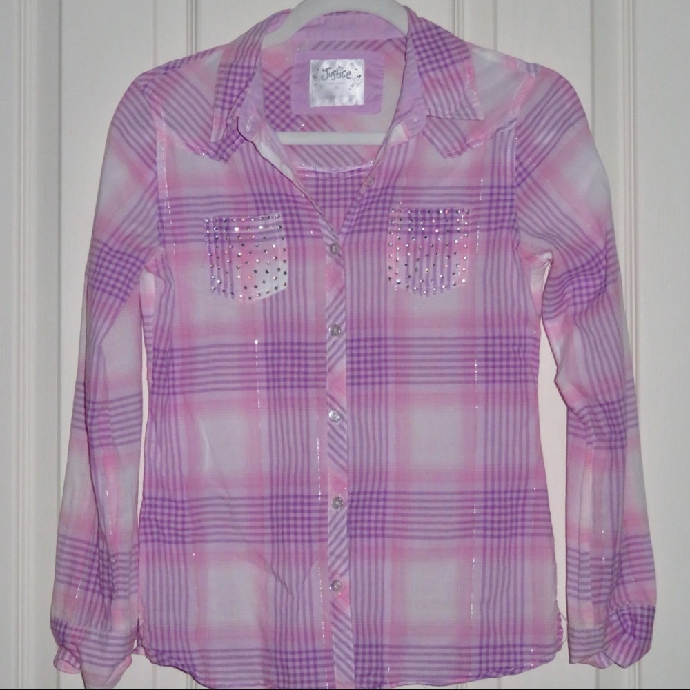 Justice for Girls spring/summer weight button down